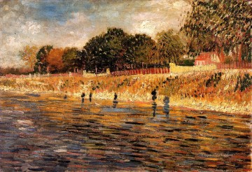  Banks Painting - The Banks of the Seine Vincent van Gogh